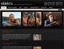 Tablet Screenshot of eklektx.com